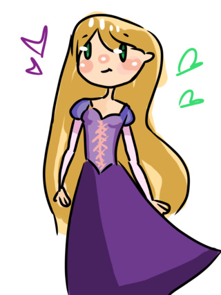320x426 Rapunzel Drawings On Paigeeworld Pictures Of Rapunzel