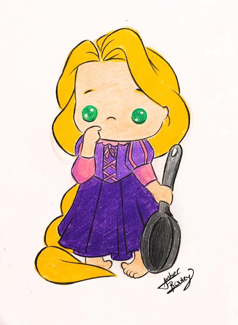 794x1083 Chibi Rapunzel Original Etsy