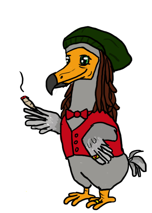 500x700 Rasta Dodo My Drawings