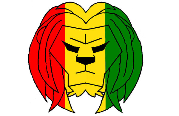 600x390 Rasta Lion Drawing