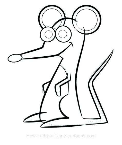 474x561 How To Draw A Simple Rat