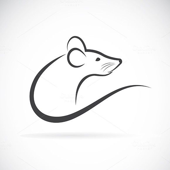 580x580 Vector Of A Rat Design Icons In Rats, Design, Rat Tattoo