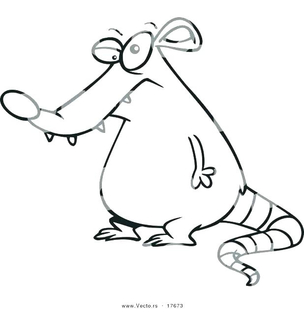 Rat Outline Drawing | Free download on ClipArtMag