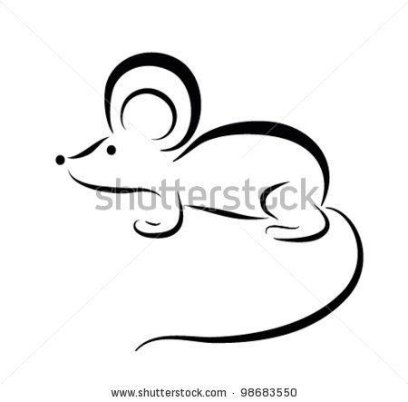 450x443 Cute Mouse Drawing Art Mouse Tattoos, Animal Stencil