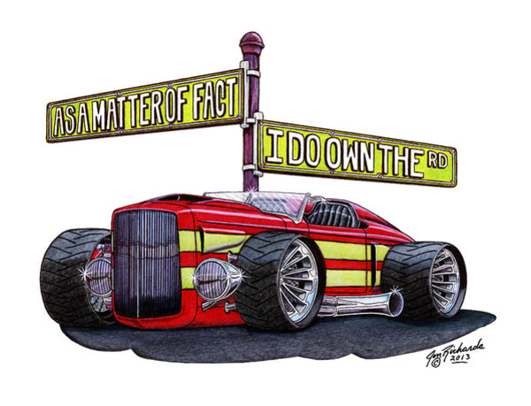 600x459 Hot Rods Drawings