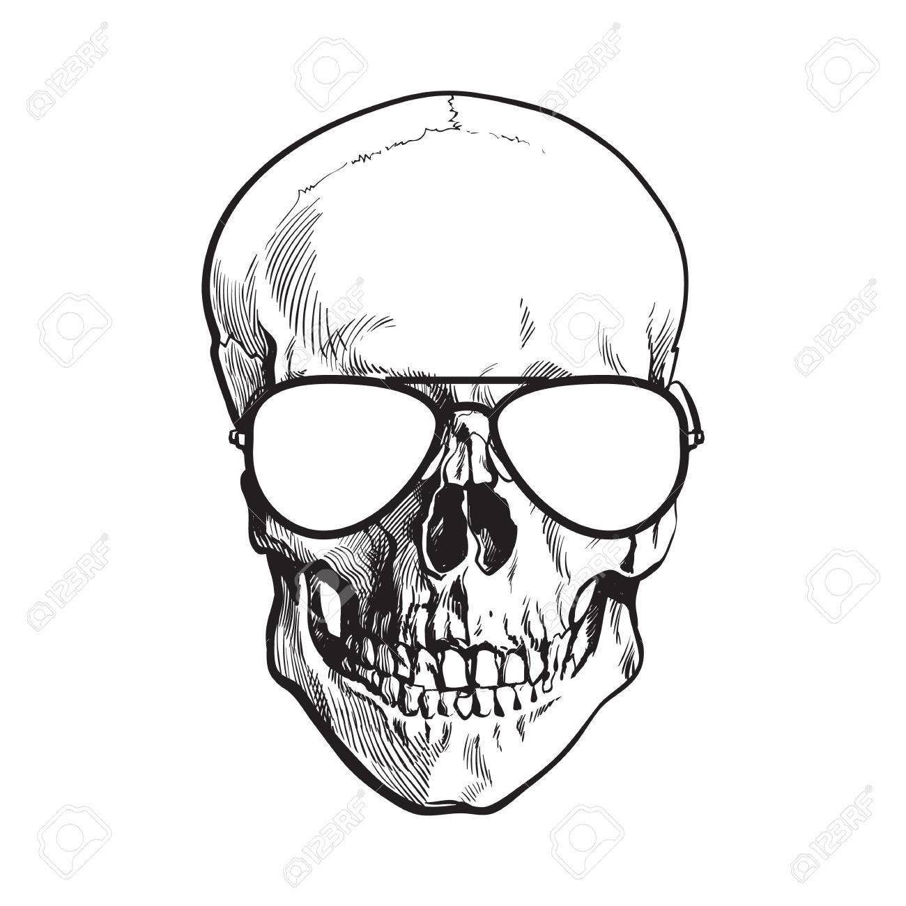 1300x1300 Skull Drawing Hand For Free Download