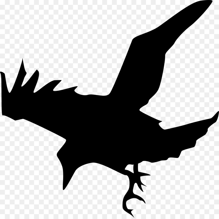 900x900 Silhouette, Drawing, Bird, Transparent Png Image Clipart Free