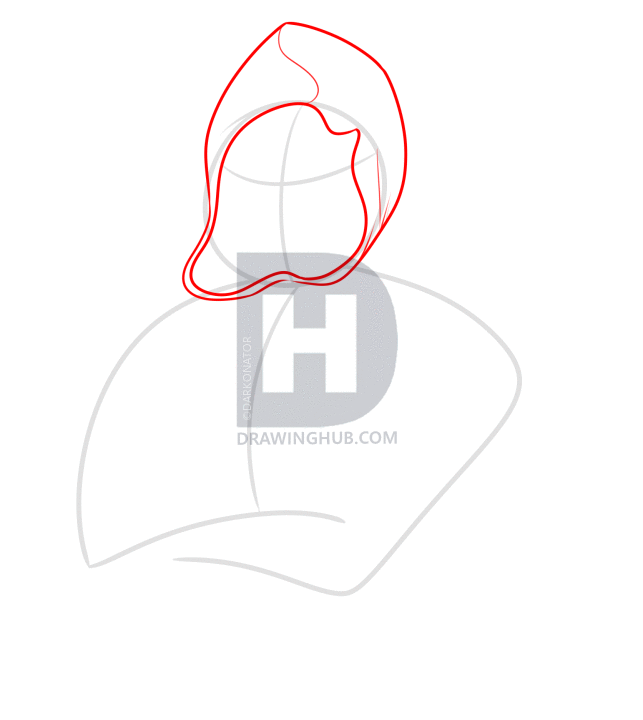 643x720 Draw Raven From Fortnite, Step