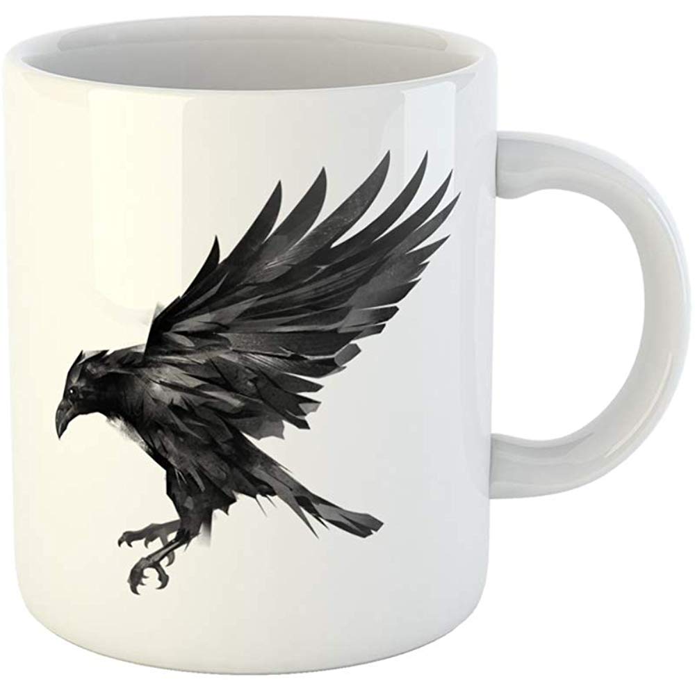 1000x1000 Coffee Tea Mug Gift Ounces Funny Ceramic Raven