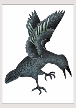 253x360 Raven Dance Inuit Art From Cape Dorset Boxed Notecards