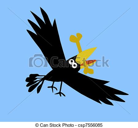 450x416 Drawing Ravens On Blue Background