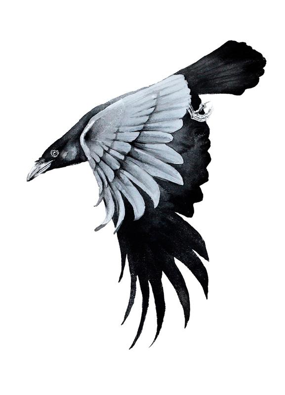 577x800 Raven Ii As Canvas Print