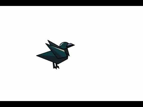 480x360 Flying Raven