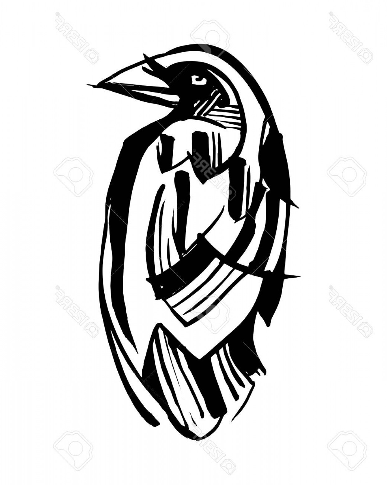 1246x1560 Photostock Vector Hand Drawn Vector Ink Illustration Or Drawing