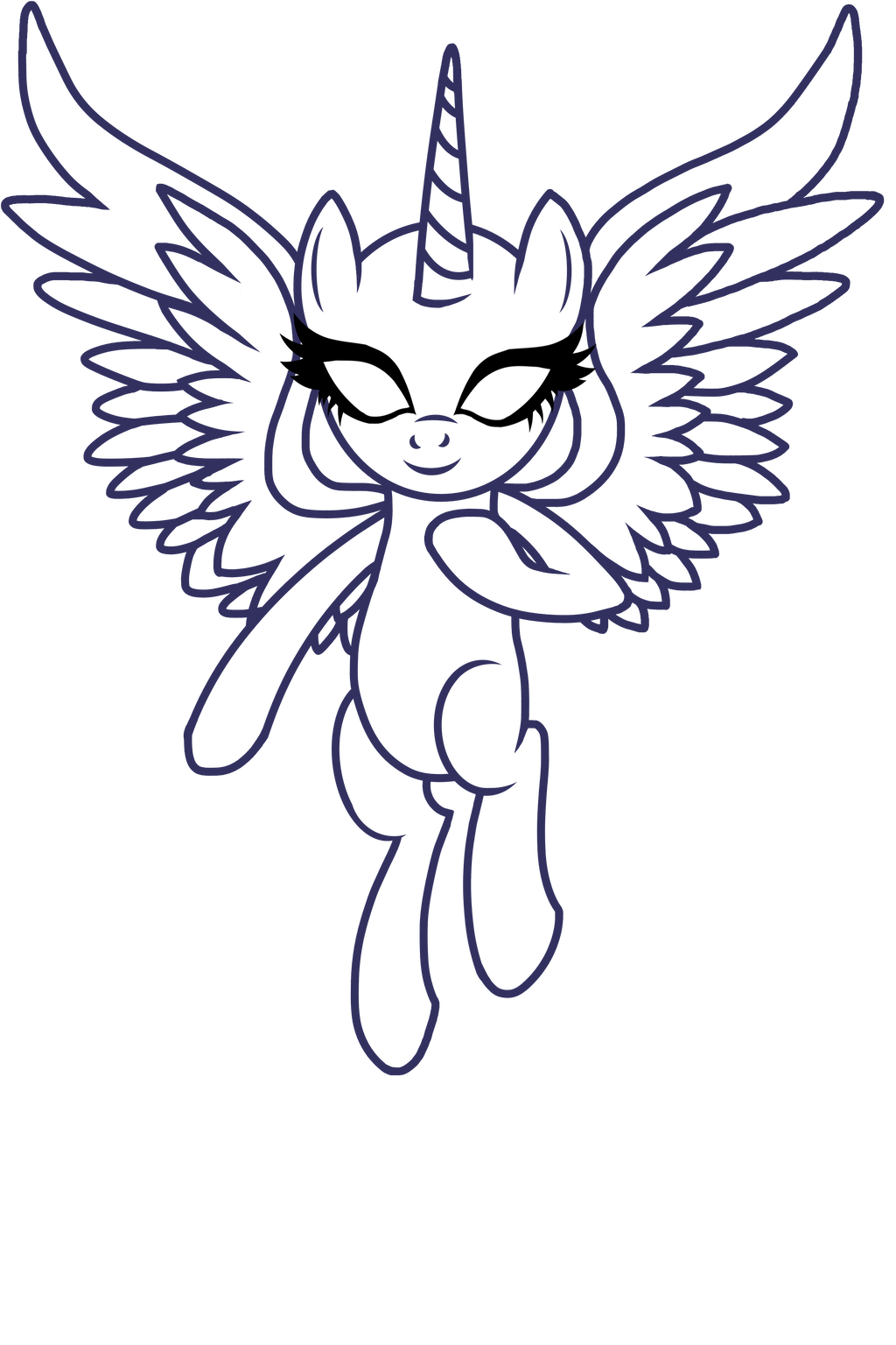 1024x1536 Raven Outline