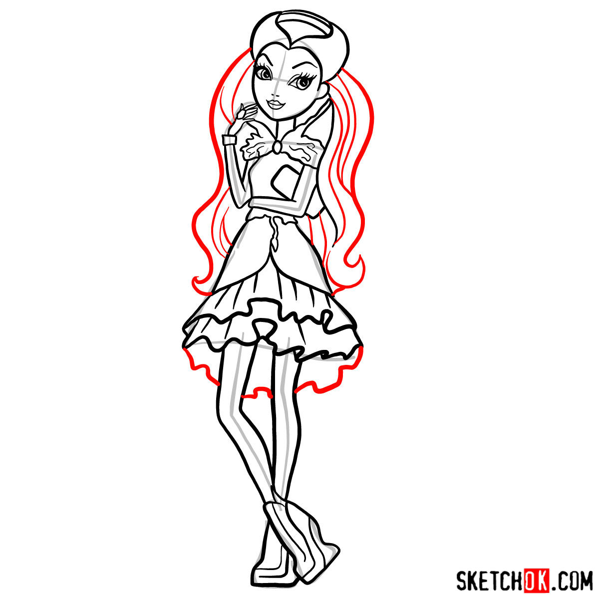 1200x1200 How To Draw Raven Queen