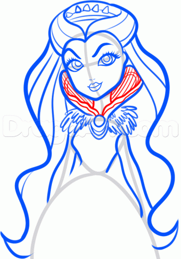 363x520 Learn How To Draw Raven Queen From Ever After High, Characters