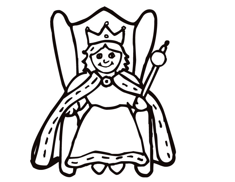 810x630 Queen Coloring Pages For Adults