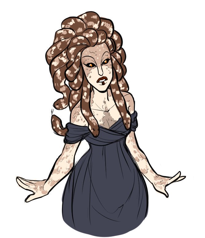 668x773 Kyla On Twitter Zviadi, Probably She's A Giant Gorgon