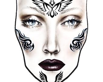 340x270 Raven Tattoo Etsy