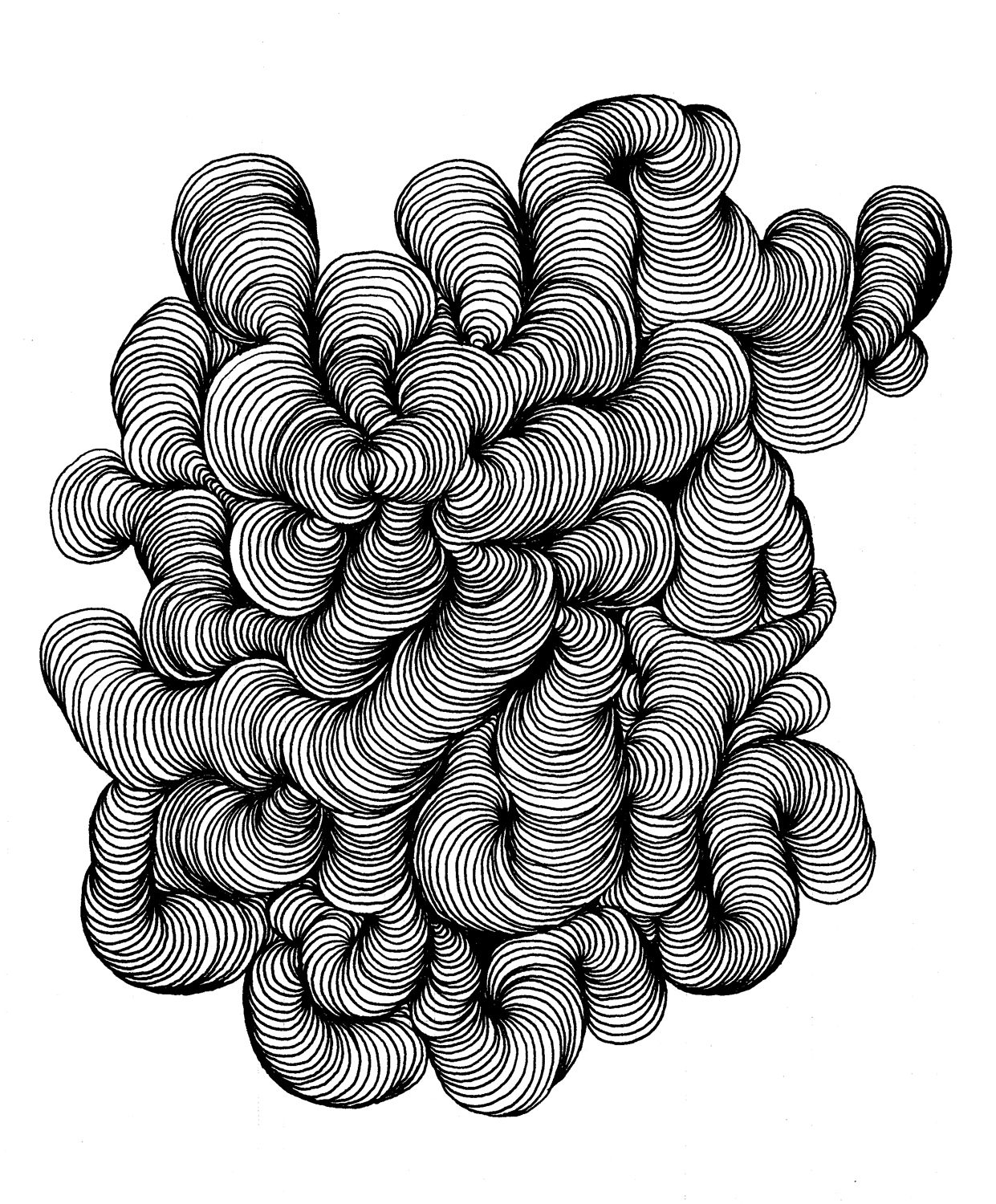 1241x1500 Tubeworms Raw Drawing Op Art, Grifonazh And Iskusstvo