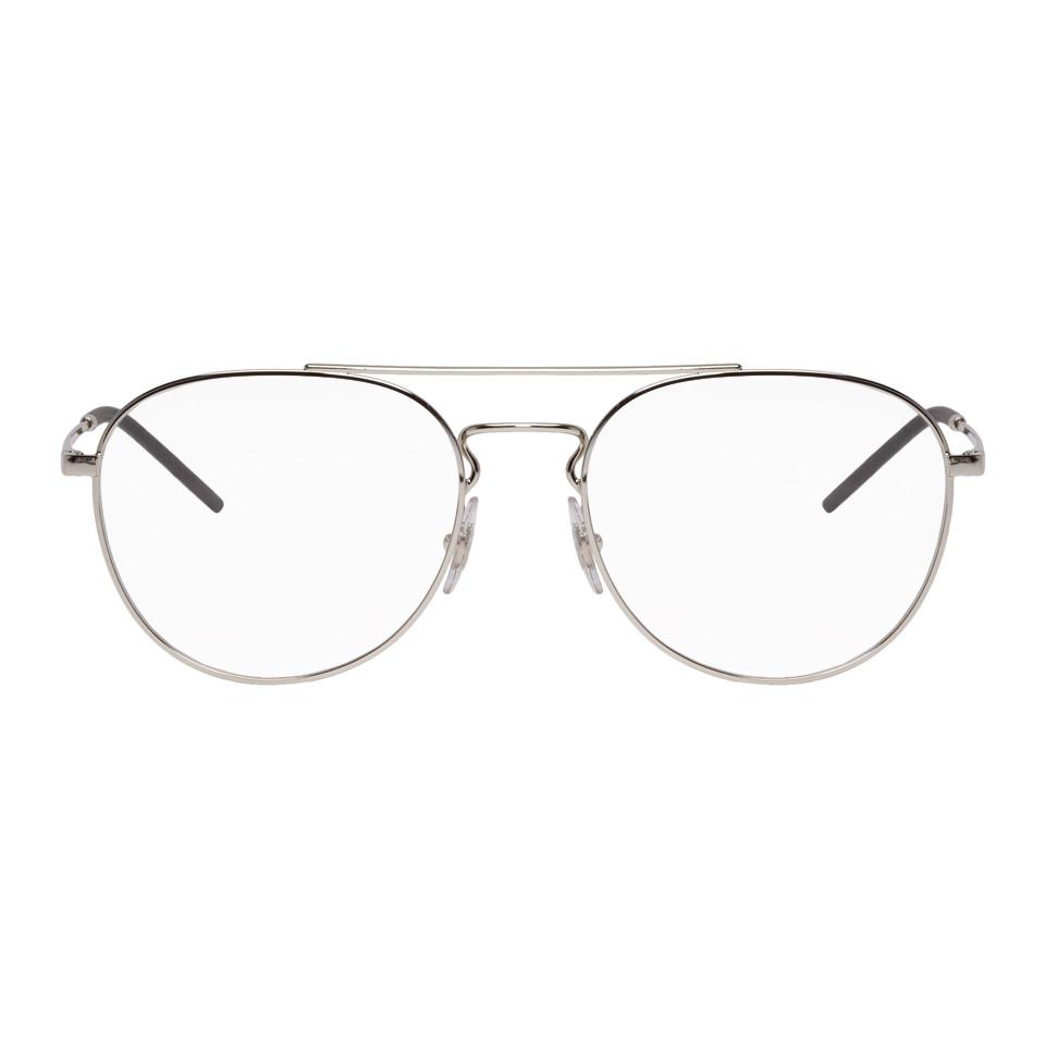 960x960 Ray Ban Silver Youngster Glasses In Metallic For Men