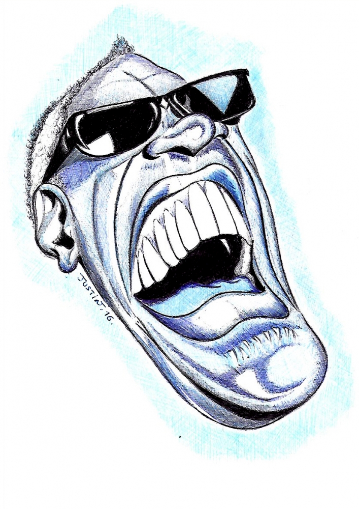 707x1000 Portrait Of Ray Charles