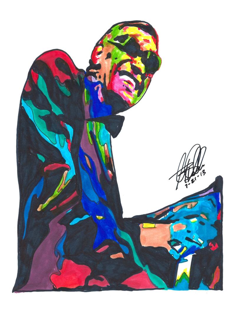 794x1059 ray charles blues piano player vocals r gospel jazz etsy
