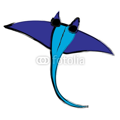 400x400 Ray Drawing With Ink On White Background, Vector Drawing Image