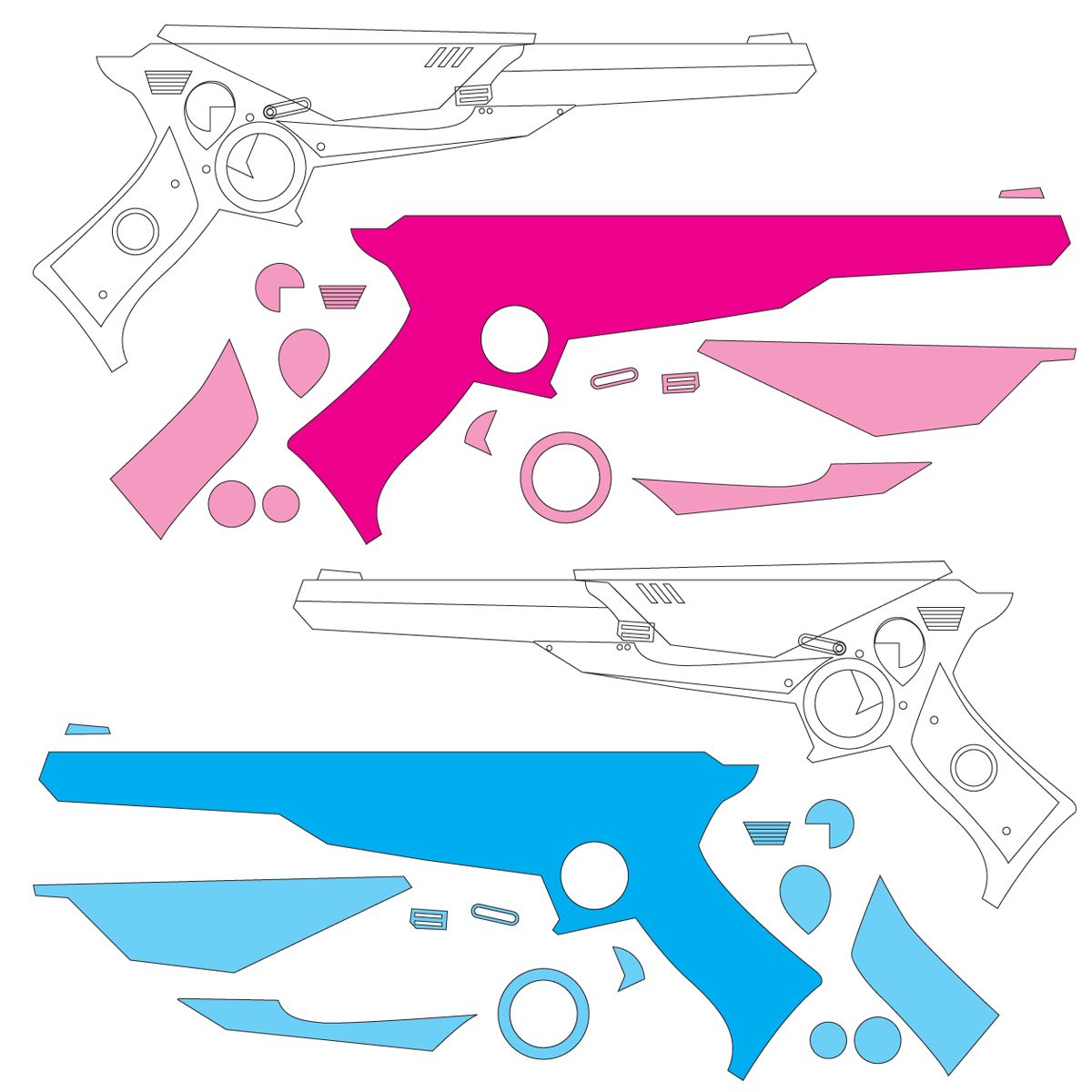 1200x1200 Killjoy Ray Gun Templateltlt Ooooooohhhhhhh My God For Cosplay