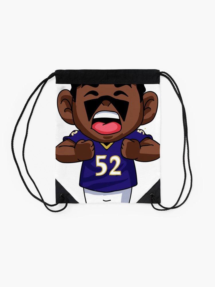 750x1000 Ray Lewis Cartoon Drawstring Bag