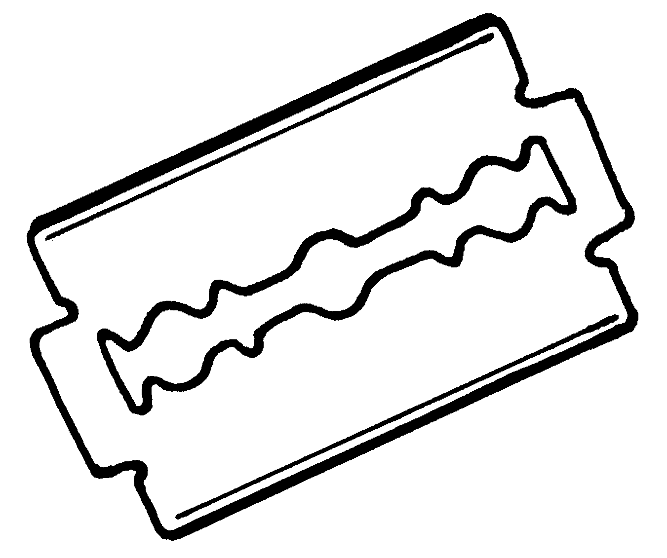 Razor Blade Drawing Free download on ClipArtMag