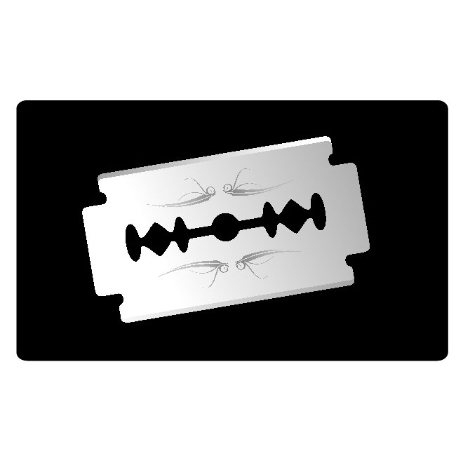 Razor Blade Drawing Free download on ClipArtMag