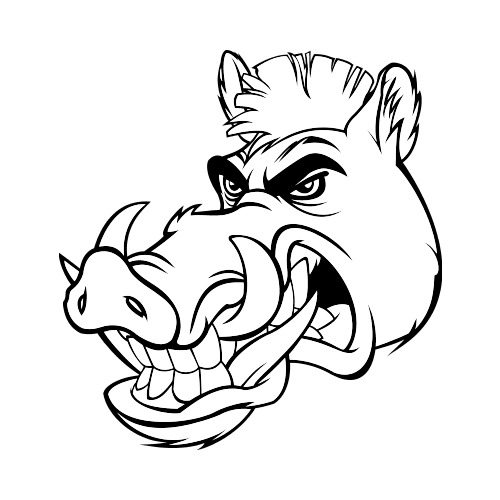 500x500 razorback clip art