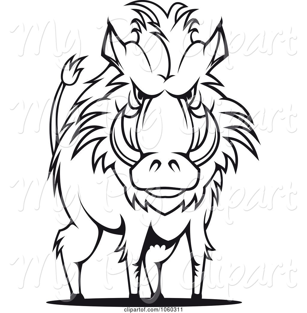 1024x1044 Swine Clipart Of Razorback Boar Logo