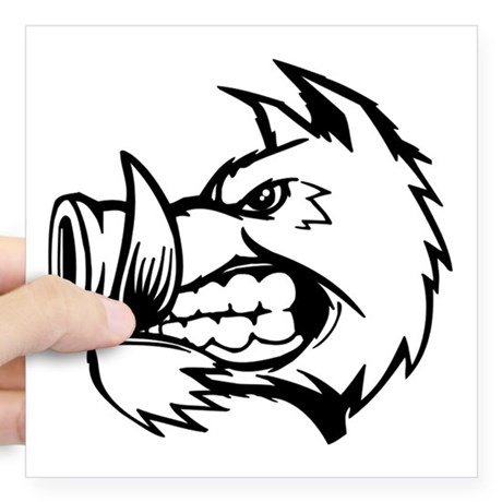 460x460 Wild Razorback Stickers