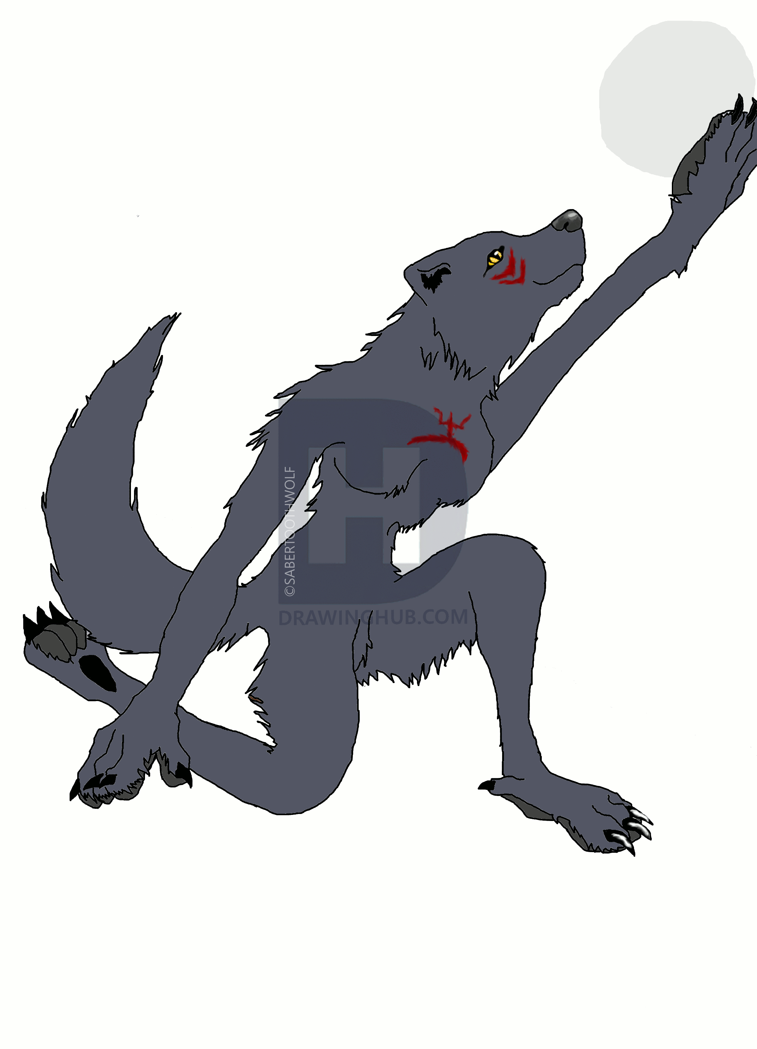 2480x3437 unfinished reaching for the moon drawing