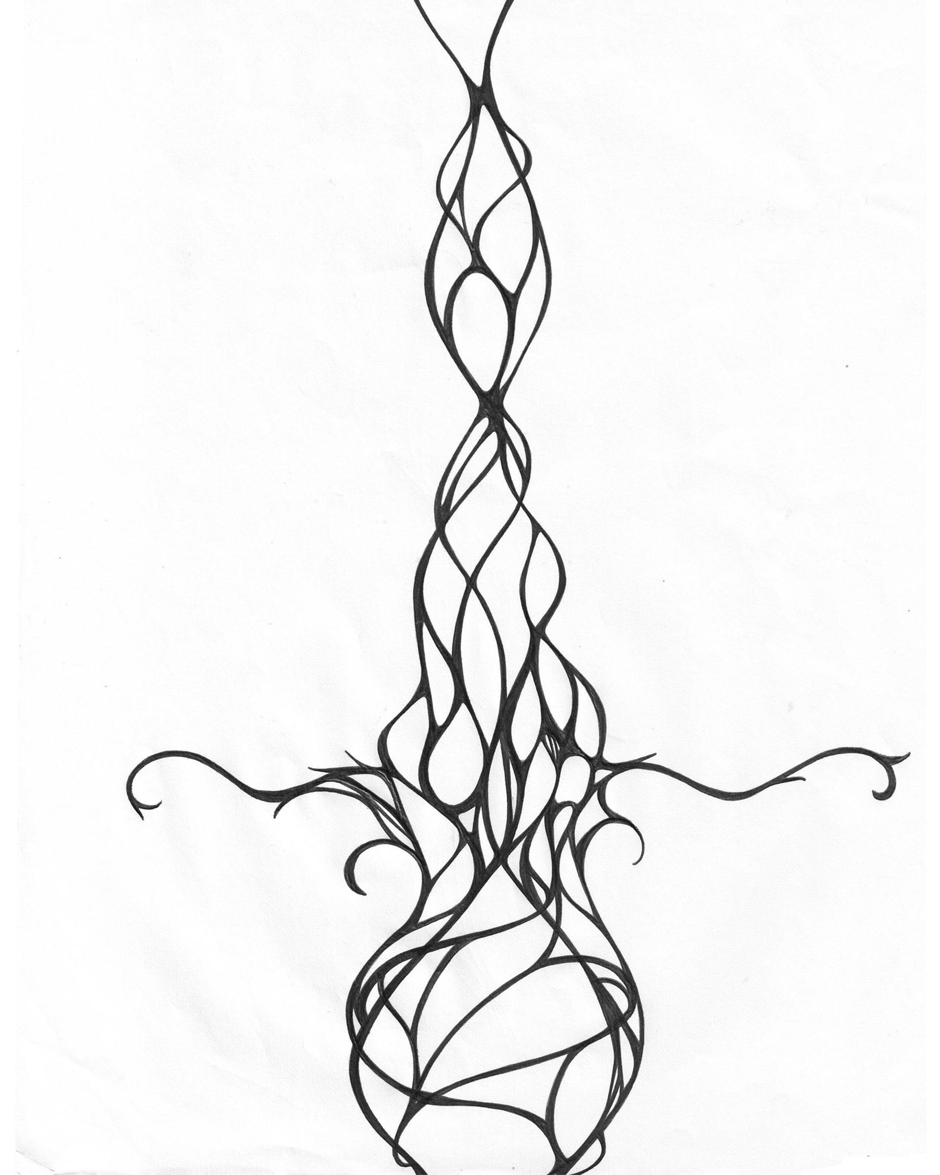 1920x2400 Reaching The Sky Drawing