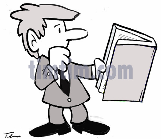 556x480 Free Drawing Of A Reading Man Bw From The Category Books News