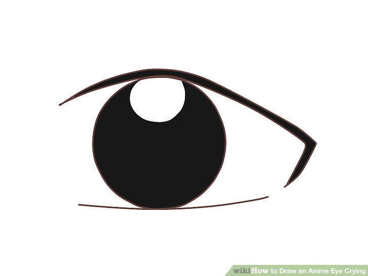 728x546 How To Draw An Anime Eye Crying Steps