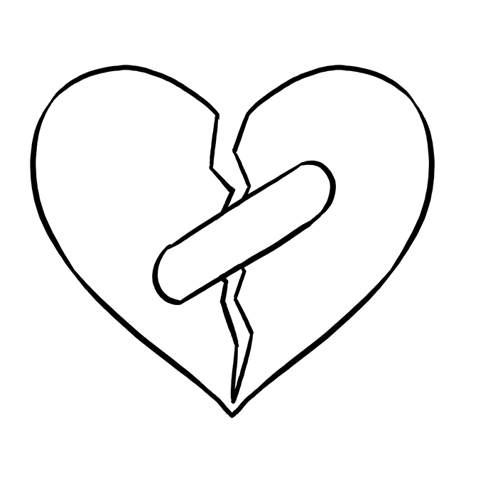 680x678 Huge Collection Of 'heart Drawing Images' Download More Than