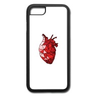 190x190 Real Anatomical Human Heart Drawing T Shirt Iphone Case