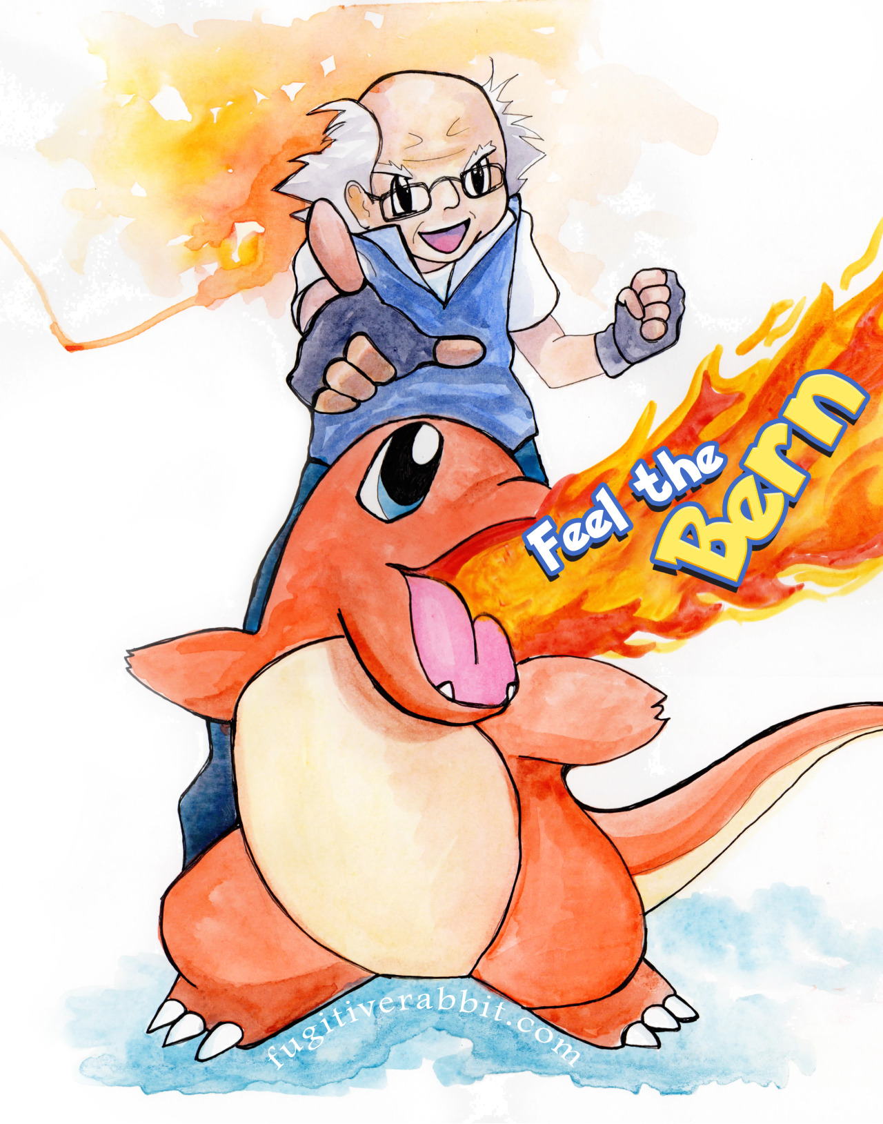 1280x1629 Bernie Sanders, Charmander, And Satoshi