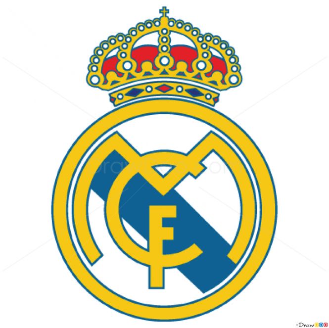 665x663 How To Draw Real, Madrid, Football Logos