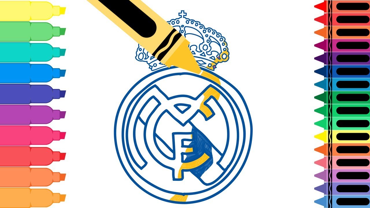 1280x720 How To Draw Real Madrid Badge