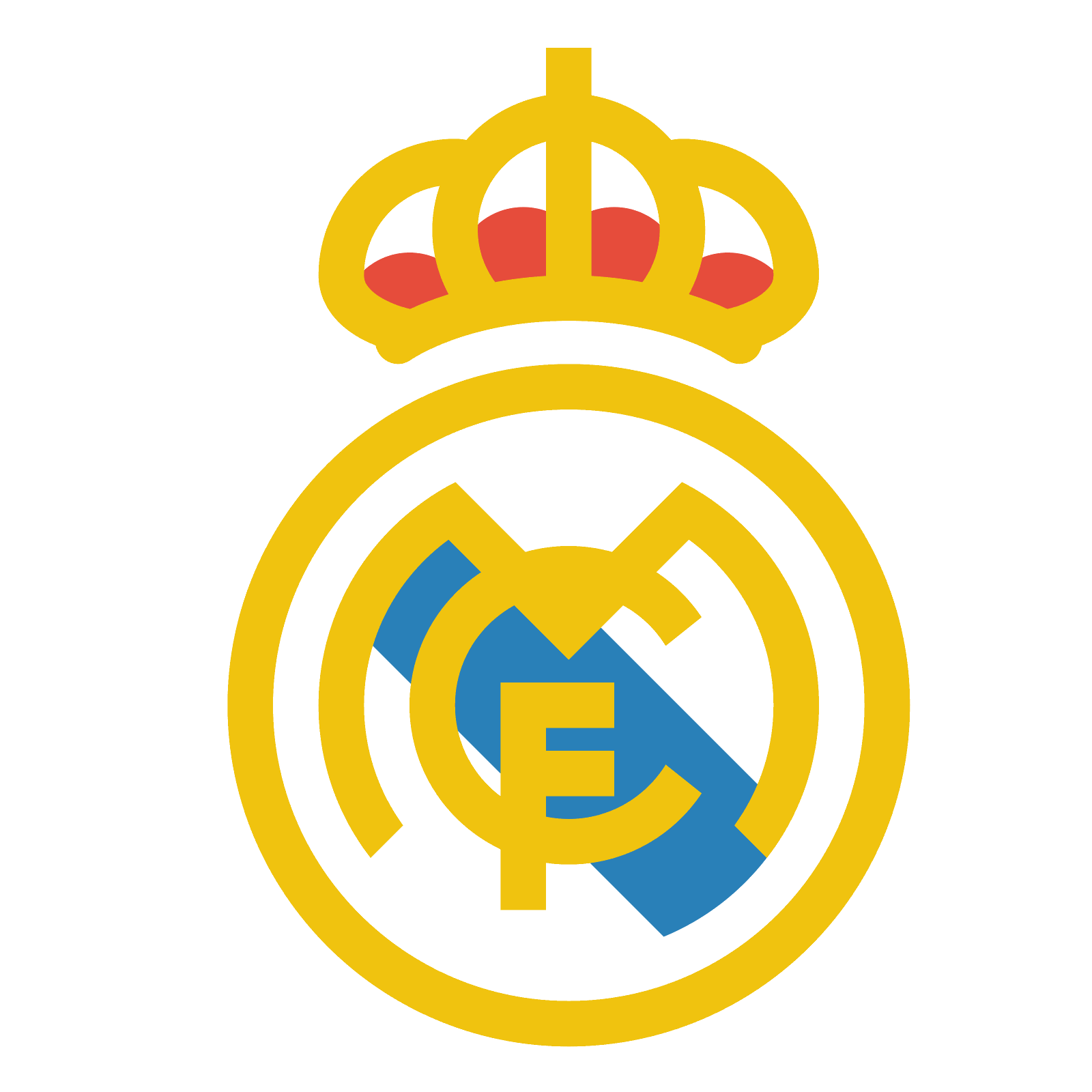 1600x1600 Real Madrid Logo Drawing Logodesignfx