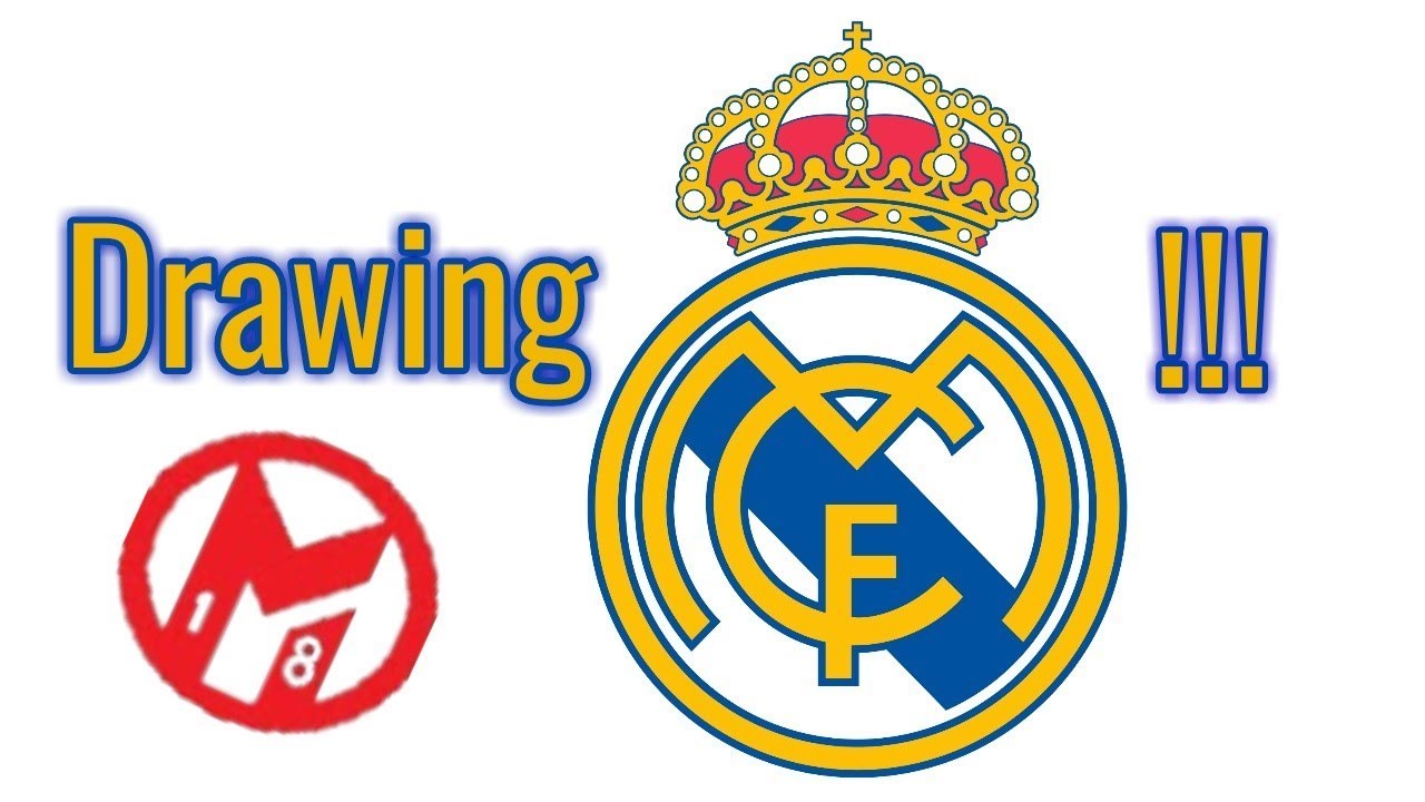 1280x720 Drawing Real Madrid Logo