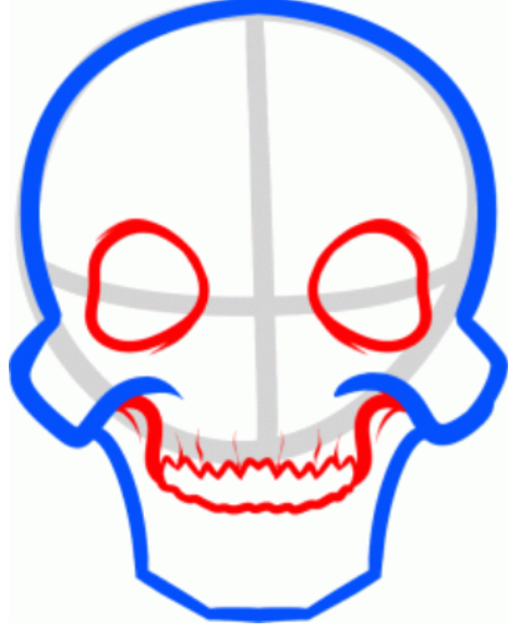 477x579 Ways To Improve Drawing How To Draw Skeleton Face And Skull