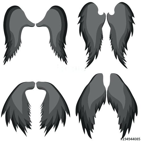 500x500 Realistic Angel Wings Model Tattoo Allppl