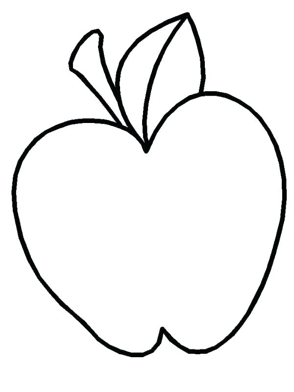 600x800 How To Draw An Apple Draw Apple